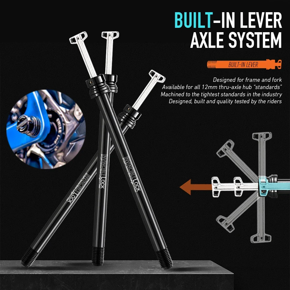 Bike Thru Axle Lever 12X142 - محور دراجة طريق RYET 12 مم