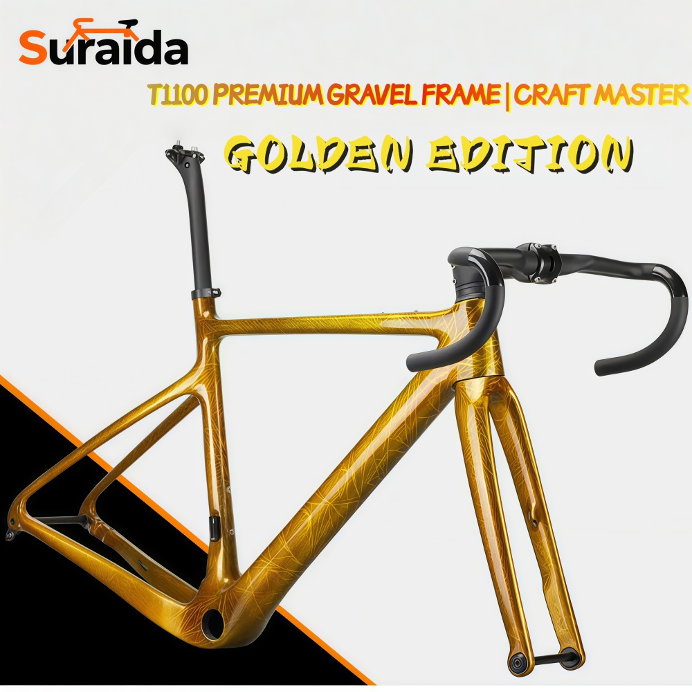 Carbon Fork Gravel Disc Brake - Suraida خفيفة للغاية الكربون الحصى إطارات