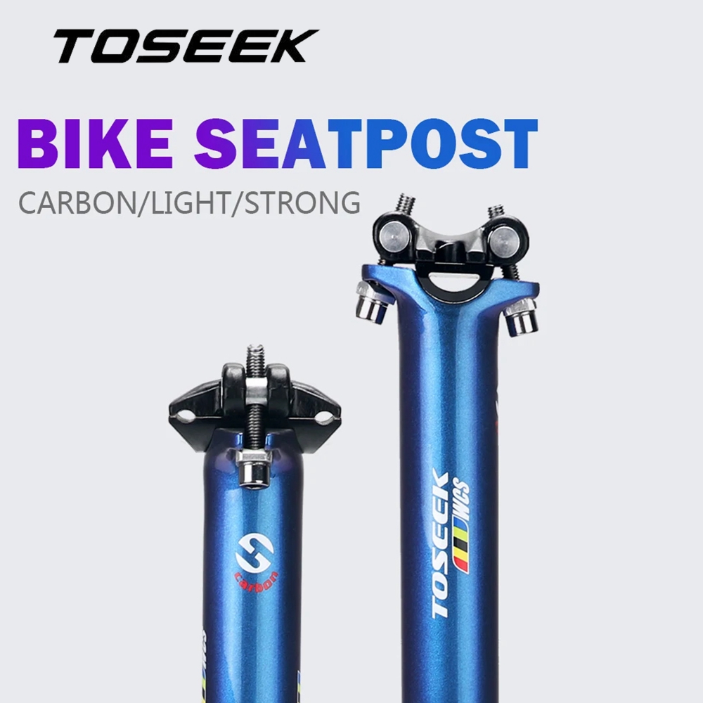 Carbon Seatpost 27.2 31.6 Offset - عمود مقعد دراجة TOSEEK C12 من
