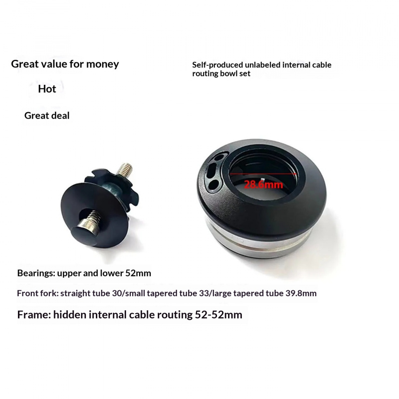 Internal Cable Routing Headset Kit - طقم تركيب محامل الدراجات الهوائية -