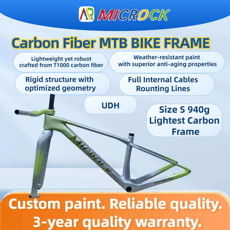 Carbon Mountain Bike Frame 29Er Boost - T1000 ألياف الكربون الجبلية هاردتيل إطار