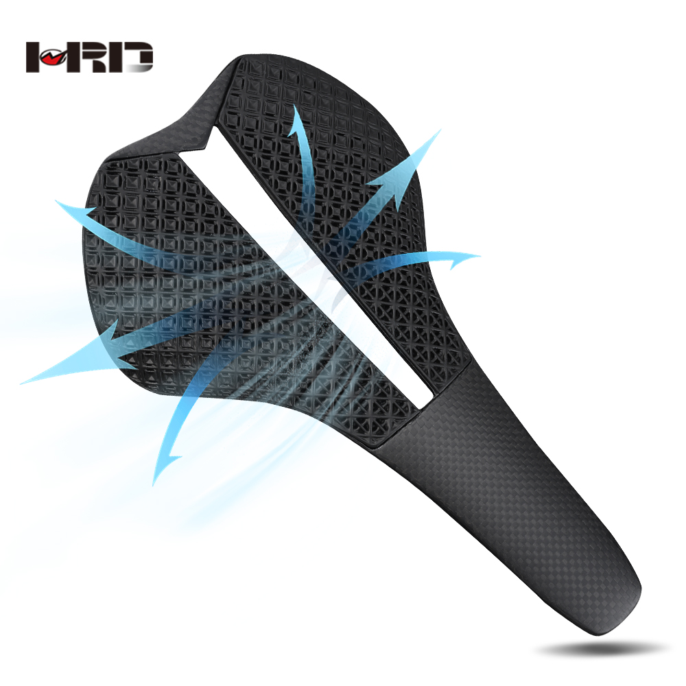Carbon Saddle 3D Printed Honeycomb - مقعد دراجة خفيف الوزن للغاية بتصميم