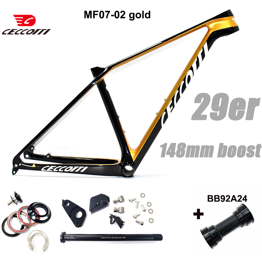Carbon Mountain Bike Frame 29Er Boost - XC Hardtial 29er MTB كابل مخفي