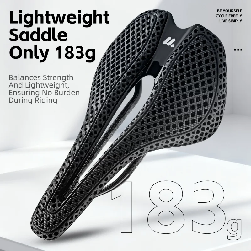 Carbon Saddle 3D Printed Honeycomb - غرب ركوب الدراجات ثلاثية الأبعاد مطبوعة