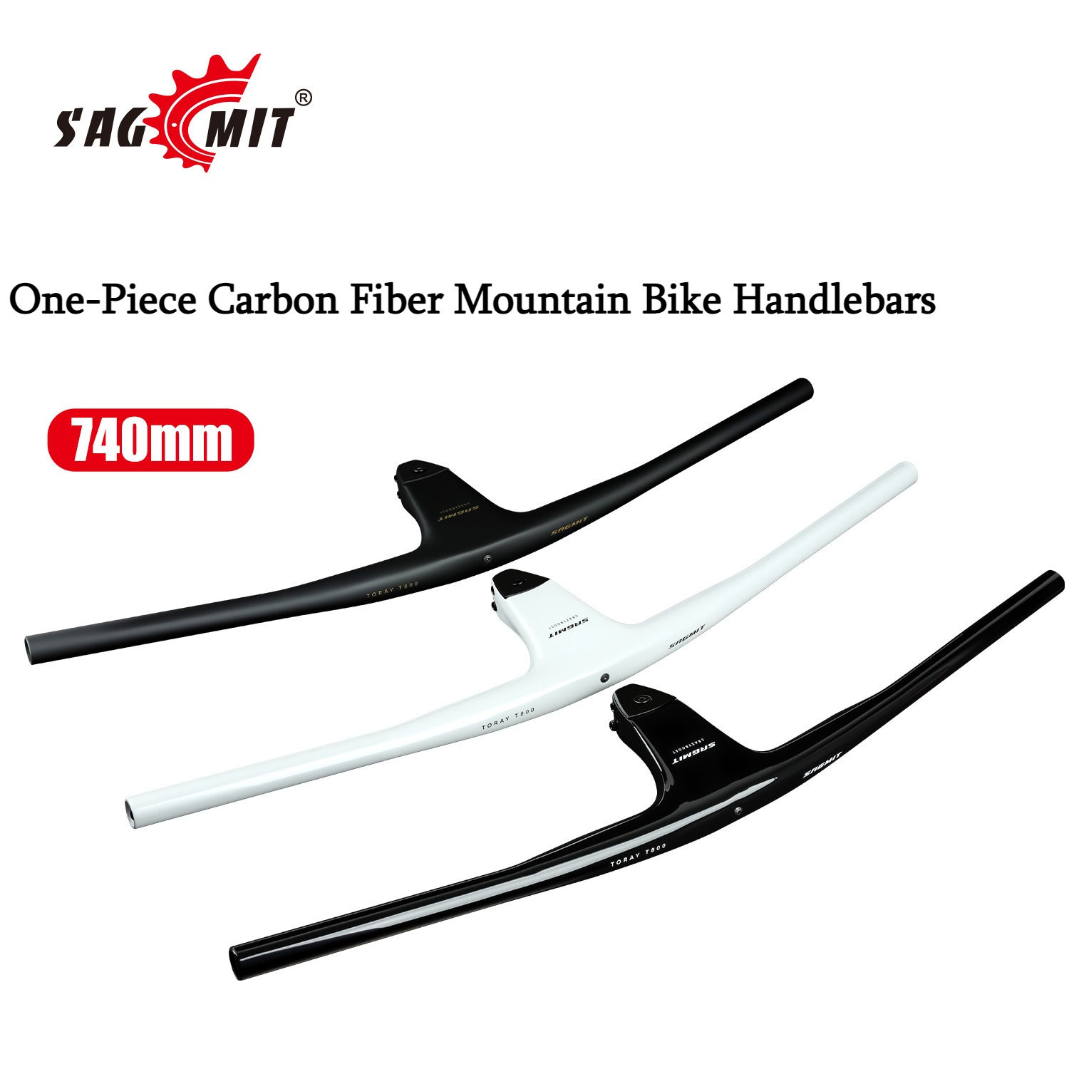 Integrated Carbon Handlebar Stem Gravel - مقود دراجة جبلية من ألياف الكربون