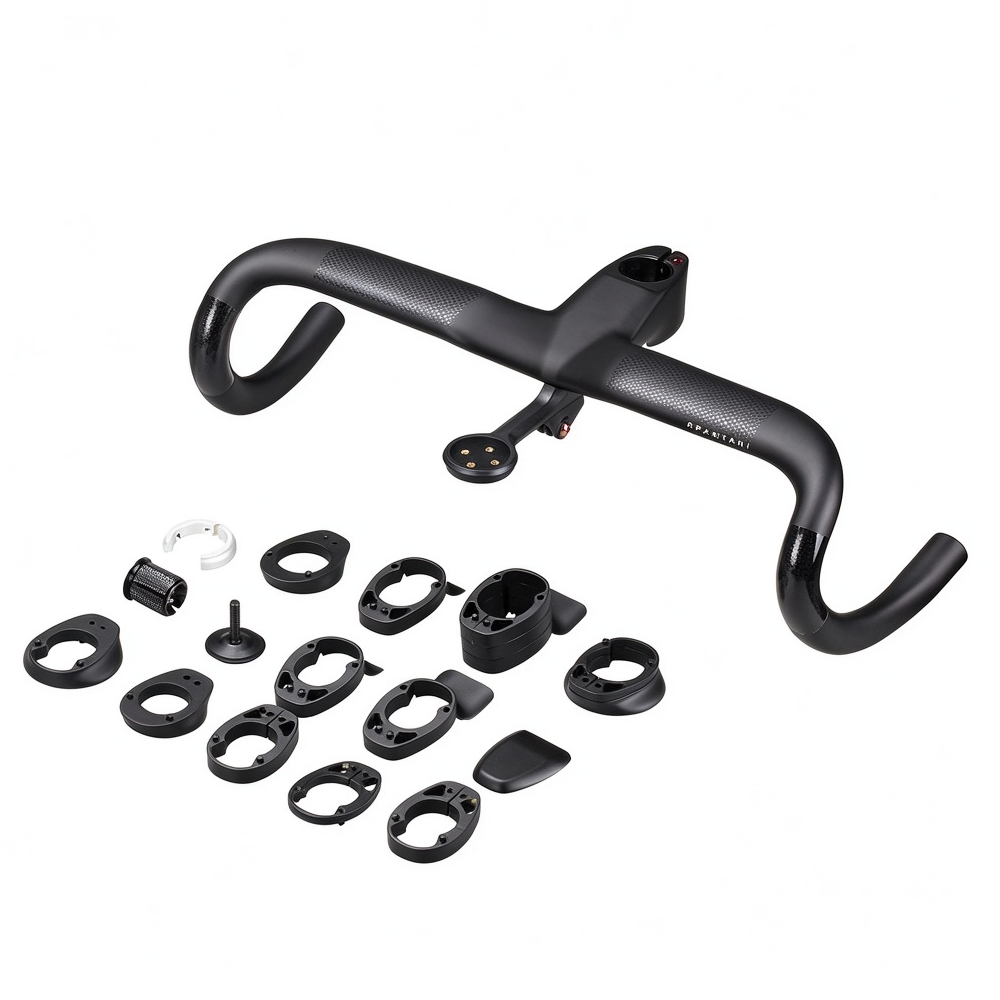Integrated Carbon Handlebar Stem Gravel - خفيف الوزن للغاية - كربون كامل