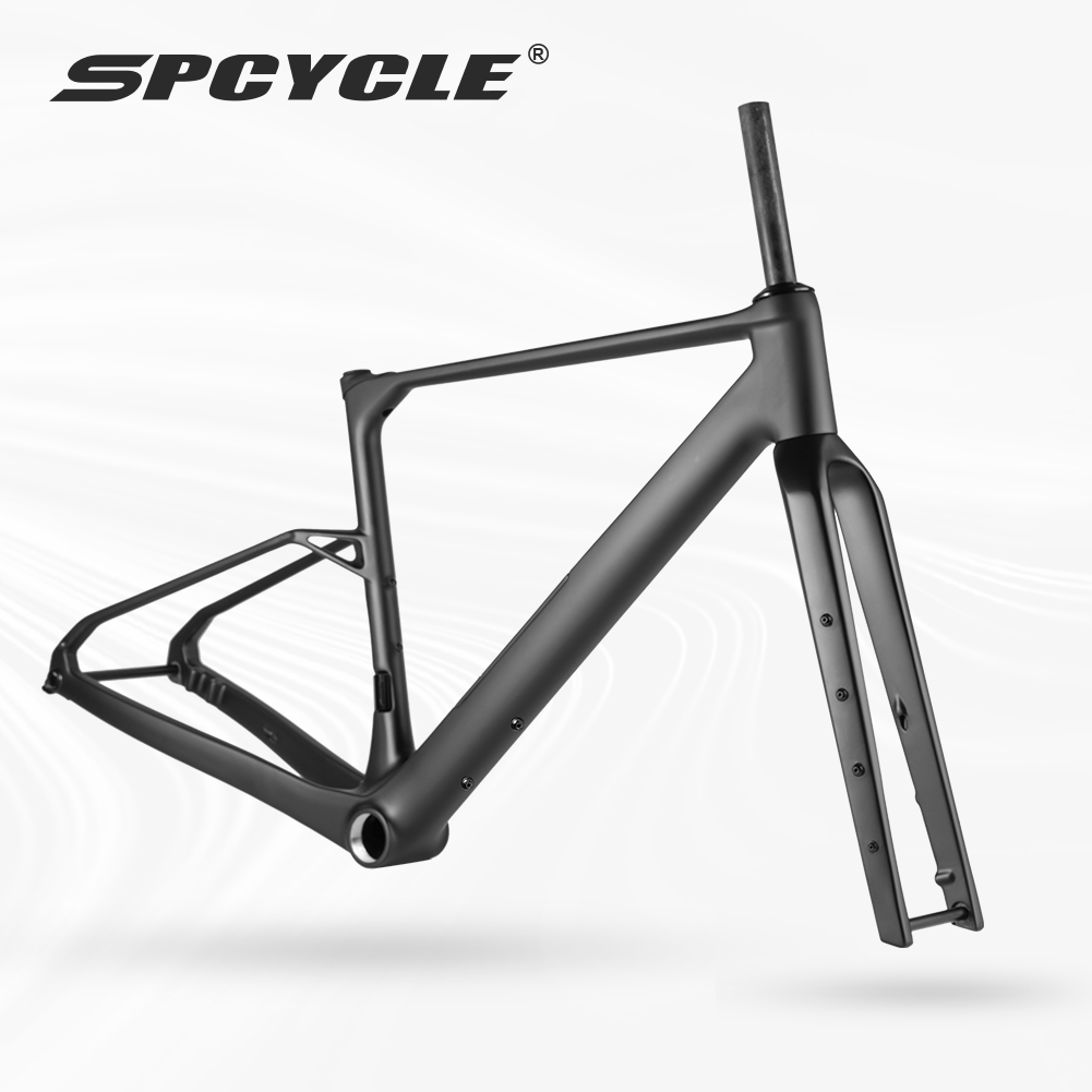 Carbon Fiber Road Bike Frame Aero - Spcycle G026 كابل داخلي كامل إطار