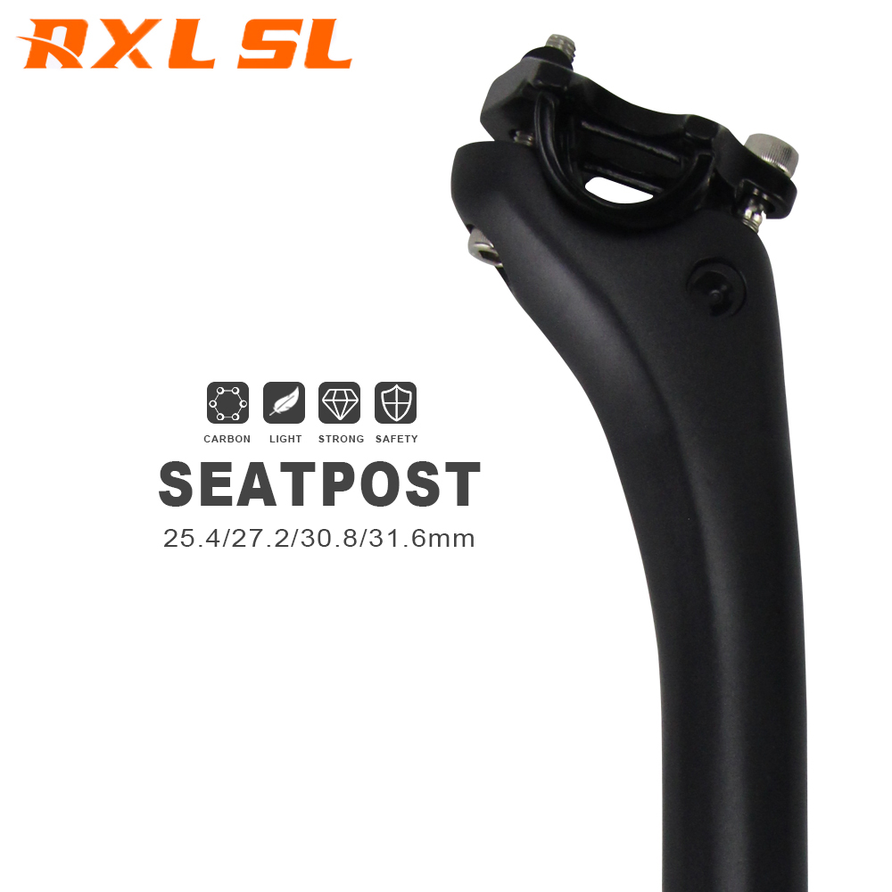 عمود مقعد دراجة هوائية من الكر - مراجعة Carbon Seatpost 27.2 31.6 Offset وسعره