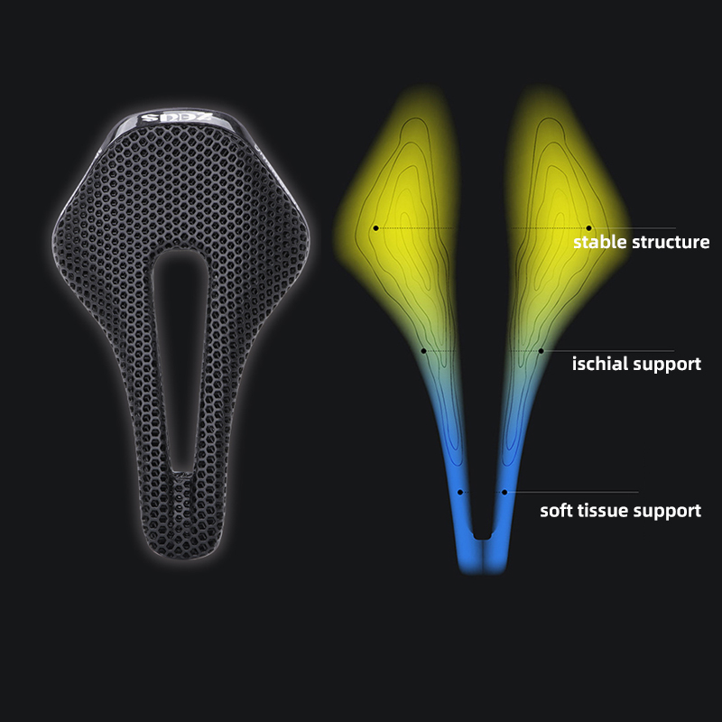ZEIUS ثلاثية الأبعاد مطبوعة در - مراجعة Carbon Saddle 3D Printed Honeycomb وسعره