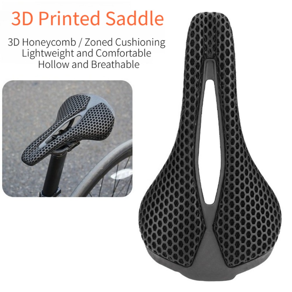 مقعد دراجة مصنوع من ألياف الكر - مراجعة Carbon Saddle 3D Printed Honeycomb وسعره