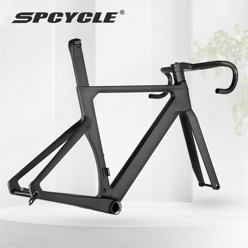 Spcycle 2024 جديد ايرو الكربون - مراجعة Carbon Fiber Road Bike Frame Aero وسعره