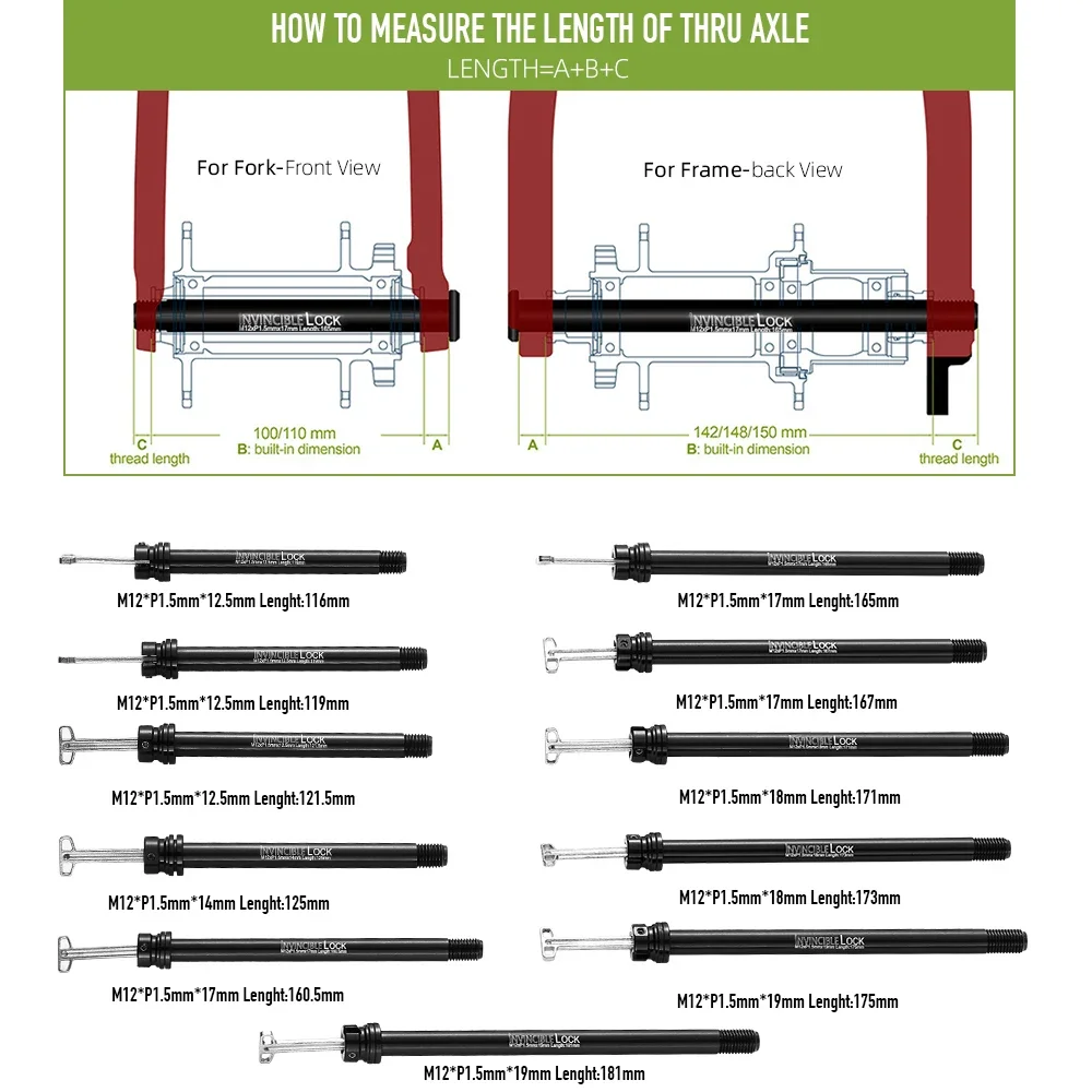 محور دراجة طريق RYET 12 مم مع  - مراجعة Bike Thru Axle Lever 12X142 وسعره