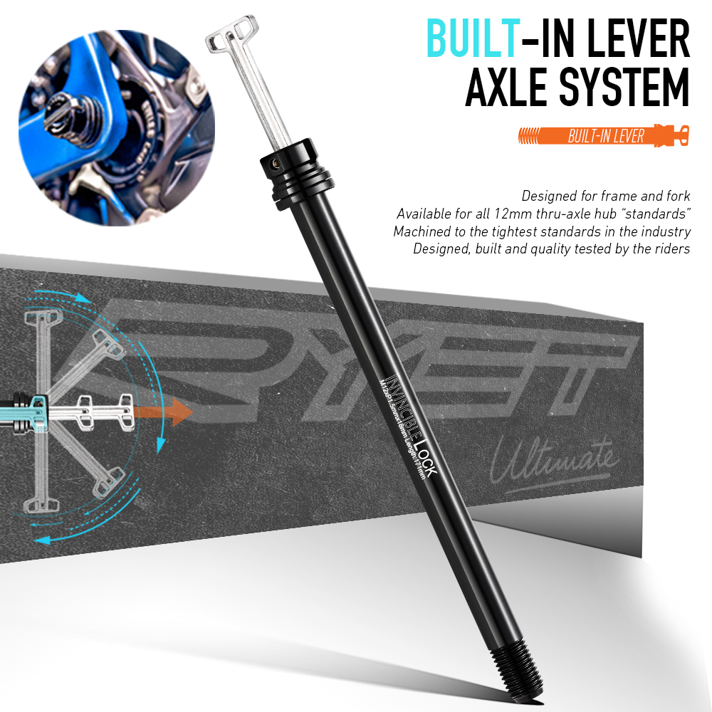 RYET الطريق دراجة رمح 12 مللي  - مراجعة Bike Thru Axle Lever 12X142 وسعره