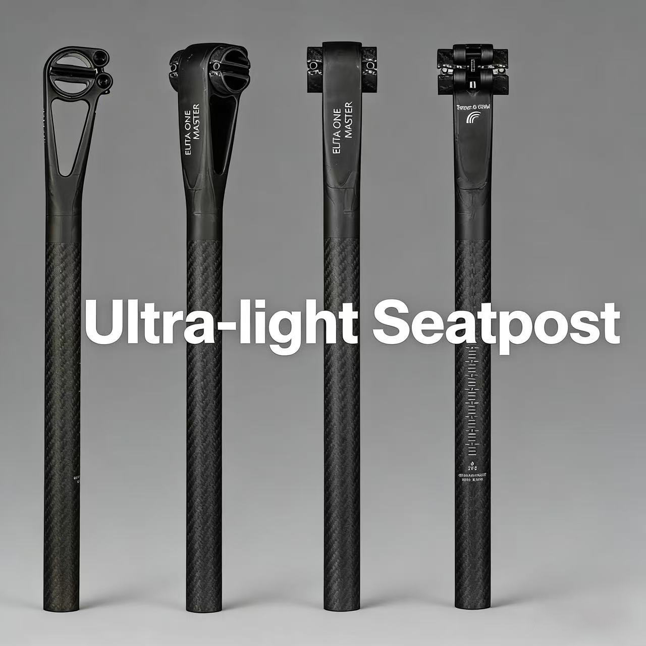 عمود مقعد كربوني من ELITAONE ب - مراجعة Carbon Seatpost 27.2 31.6 Offset وسعره