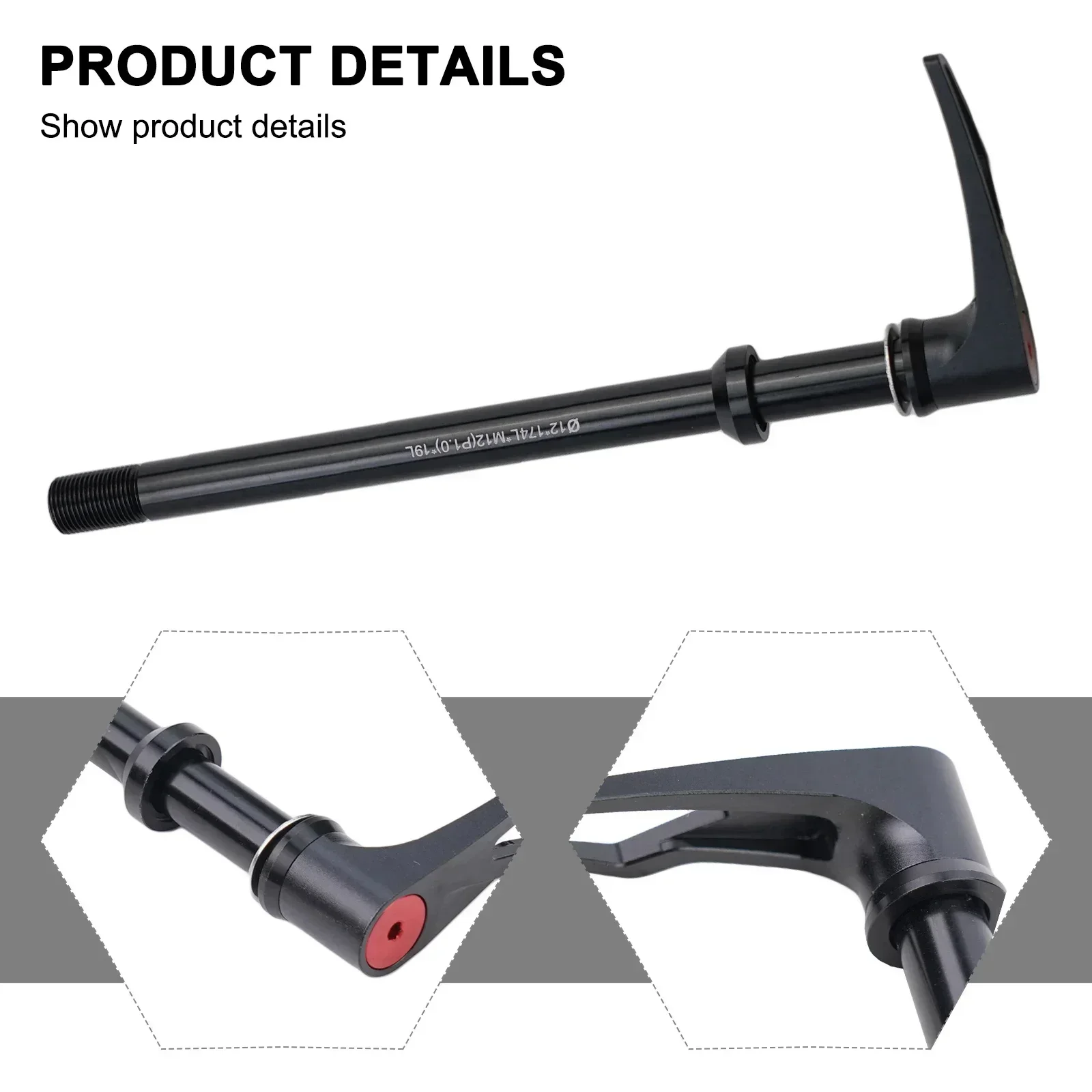 محور عجلات أمامي وخلفي للدراجا - مراجعة Bike Thru Axle Lever 12X142 وسعره