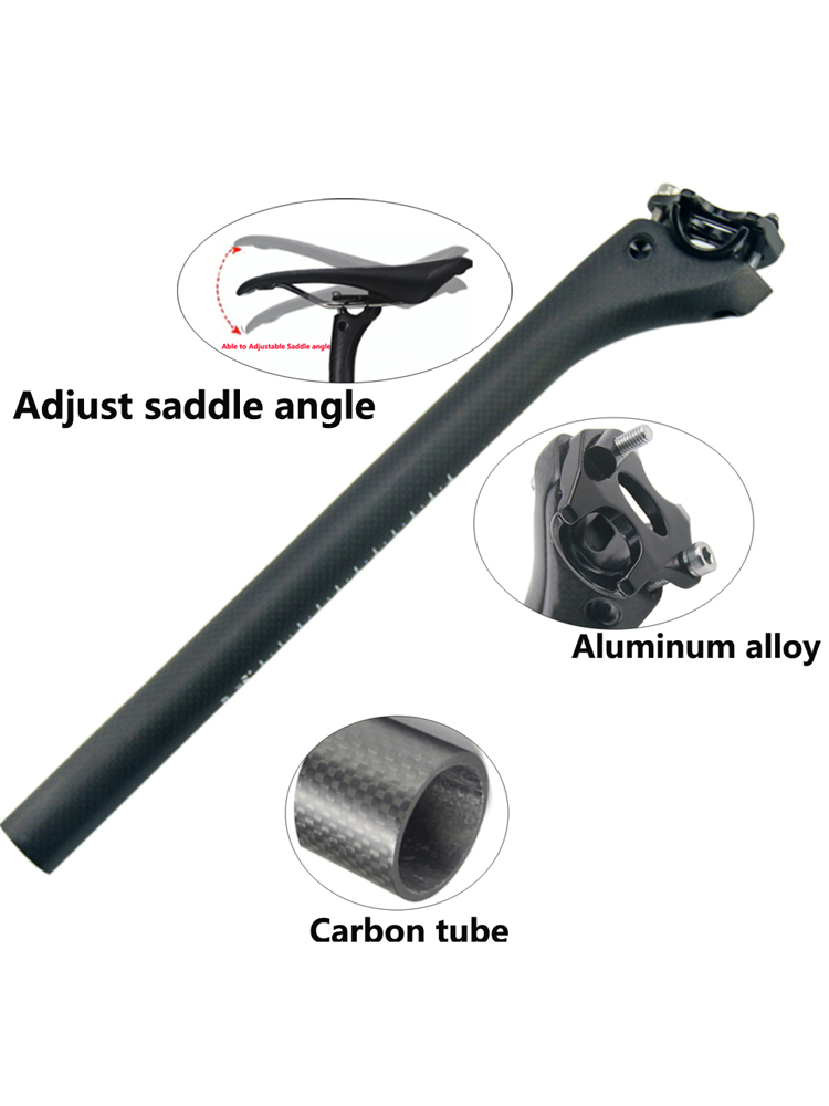 لا شعار الكربون MTB Seatpost إ - مراجعة Carbon Seatpost 27.2 31.6 Offset وسعره