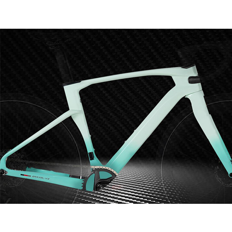 تويتر الحصى اللاسلكي V3 700X40 - مراجعة Carbon Gravel Frame Disc Brake 700C وسعره