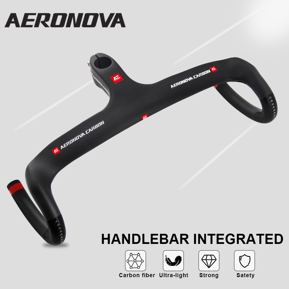 مقود الحصى المتكامل، 1-1/8 بوص - مراجعة Integrated Carbon Handlebar Stem Gravel وسعره