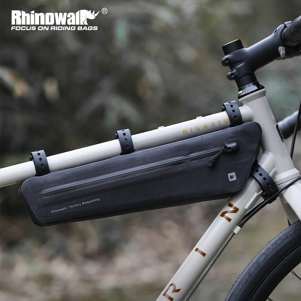 حقيبة إطار دراجة مقاومة للماء  - مراجعة Gravel Bike Frame Bag Bikepacking وسعره
