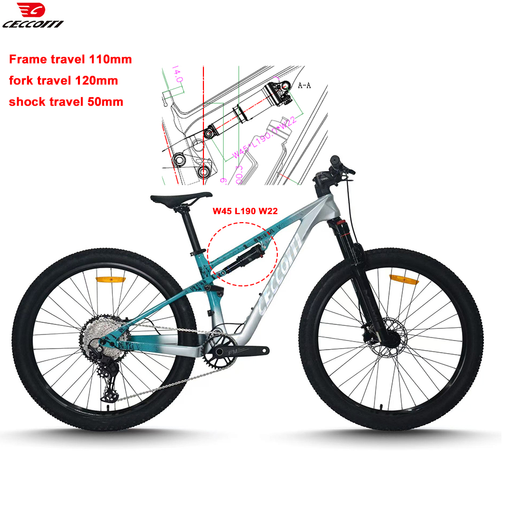 إطار الدراجة الجبلية ذو التعلي - مراجعة Carbon Mountain Bike Frame 29Er Boost وسعره