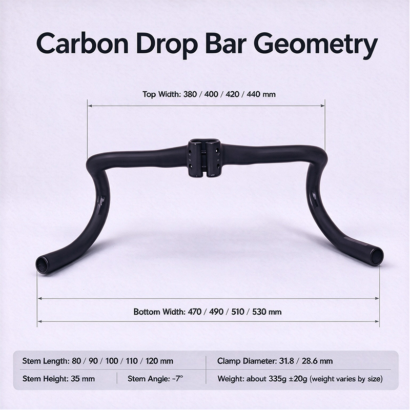 مقود دراجة مدمج من ألياف الكرب - مراجعة Integrated Carbon Handlebar Stem Gravel وسعره