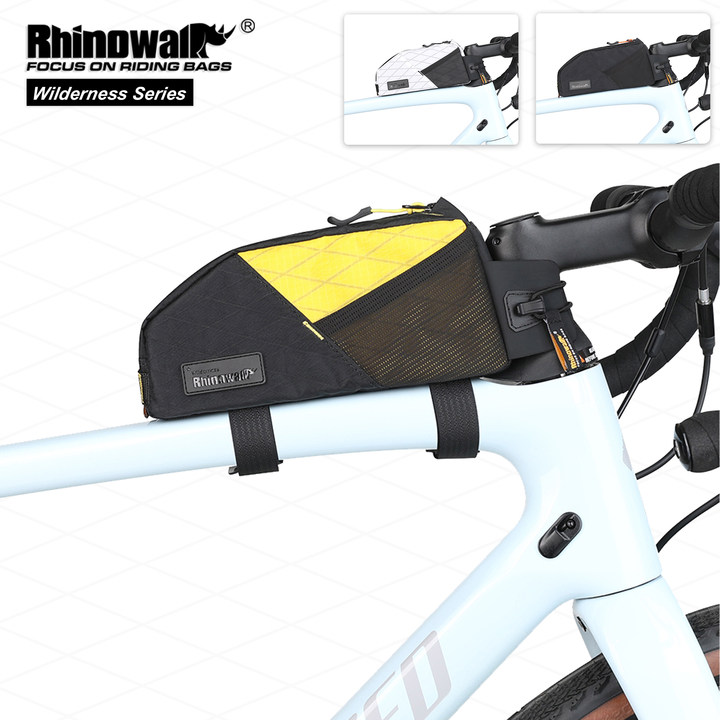 حقيبة دراجة Rhinowalk مقاومة ل - مراجعة Gravel Bike Frame Bag Bikepacking وسعره