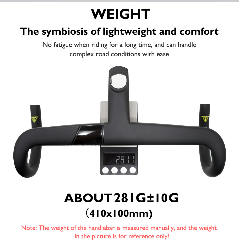 CC.01 YICHORD مقود دراجة طريق  - مراجعة Integrated Carbon Handlebar Stem Gravel وسعره