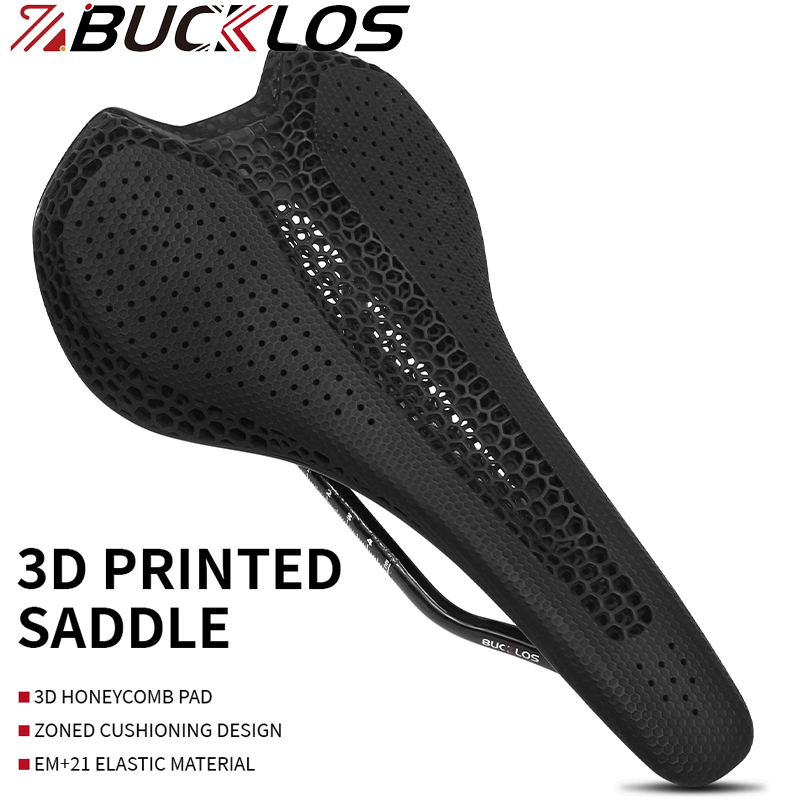 BUCKLOS كامل الكربون دراجة الس - مراجعة Carbon Saddle 3D Printed Honeycomb وسعره