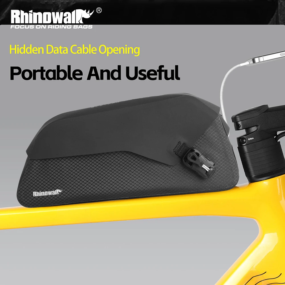 حقيبة دراجة هوائية من Rhinowal - مراجعة Gravel Bike Frame Bag Bikepacking وسعره