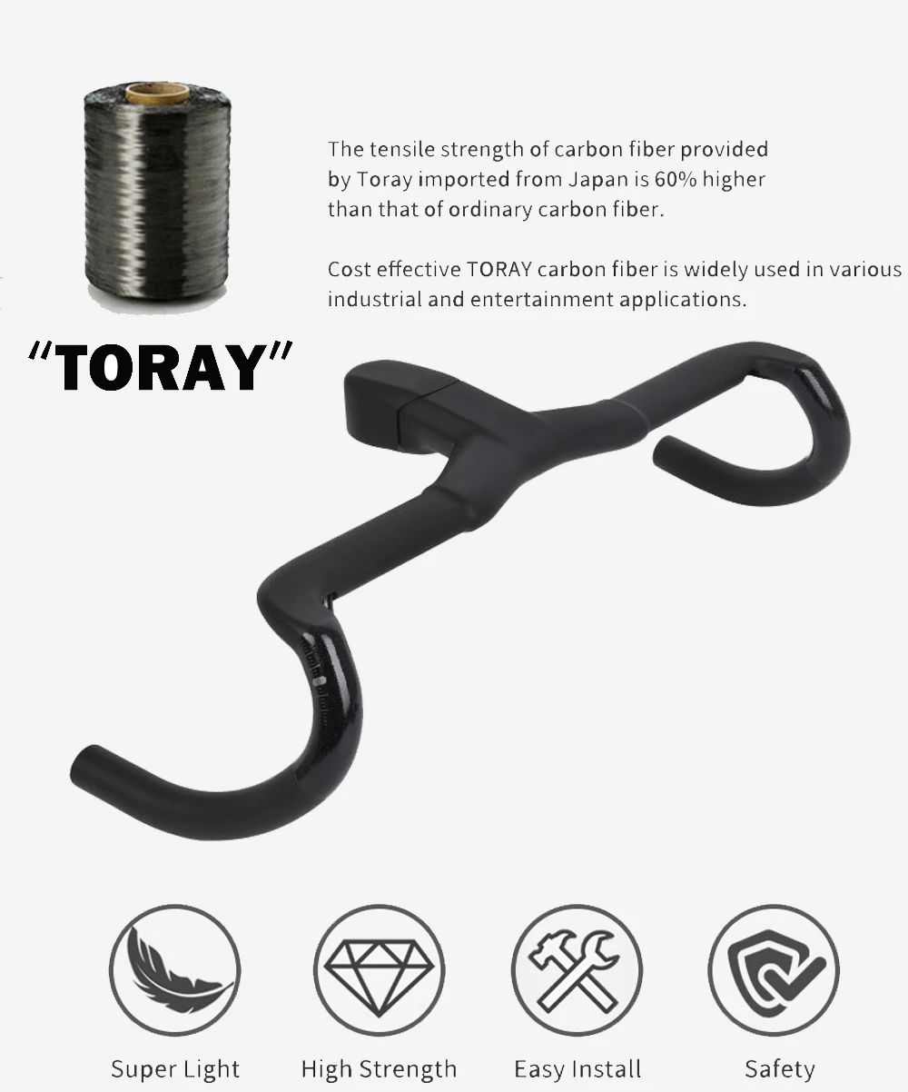 مقود دراجة طريق متكامل من أليا - مراجعة Integrated Carbon Handlebar Stem Gravel وسعره