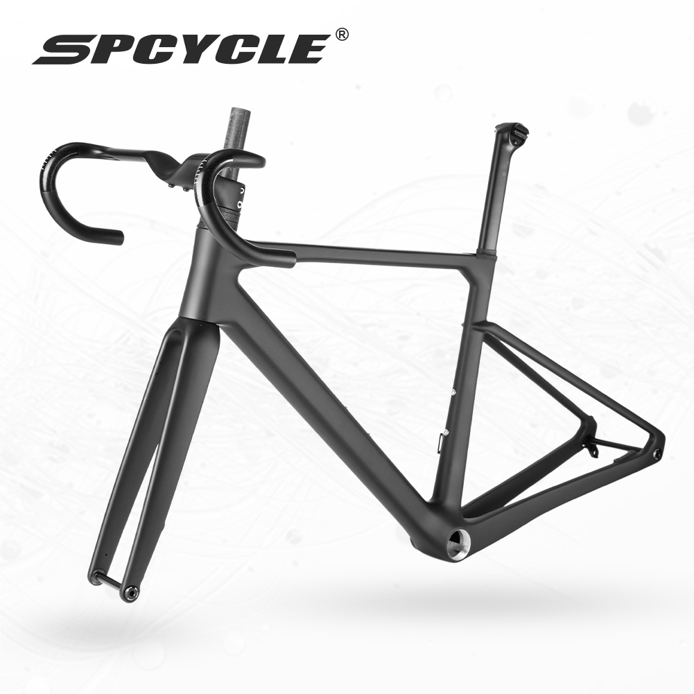 Spcycle 053D-SL الطريق دراجة ا - مراجعة Carbon Fork Gravel Disc Brake وسعره