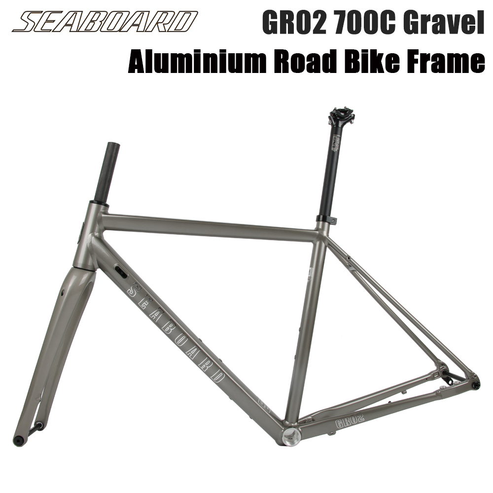 إطار دراجة الطريق البحرية GR02 - مراجعة Carbon Gravel Frame Disc Brake 700C وسعره