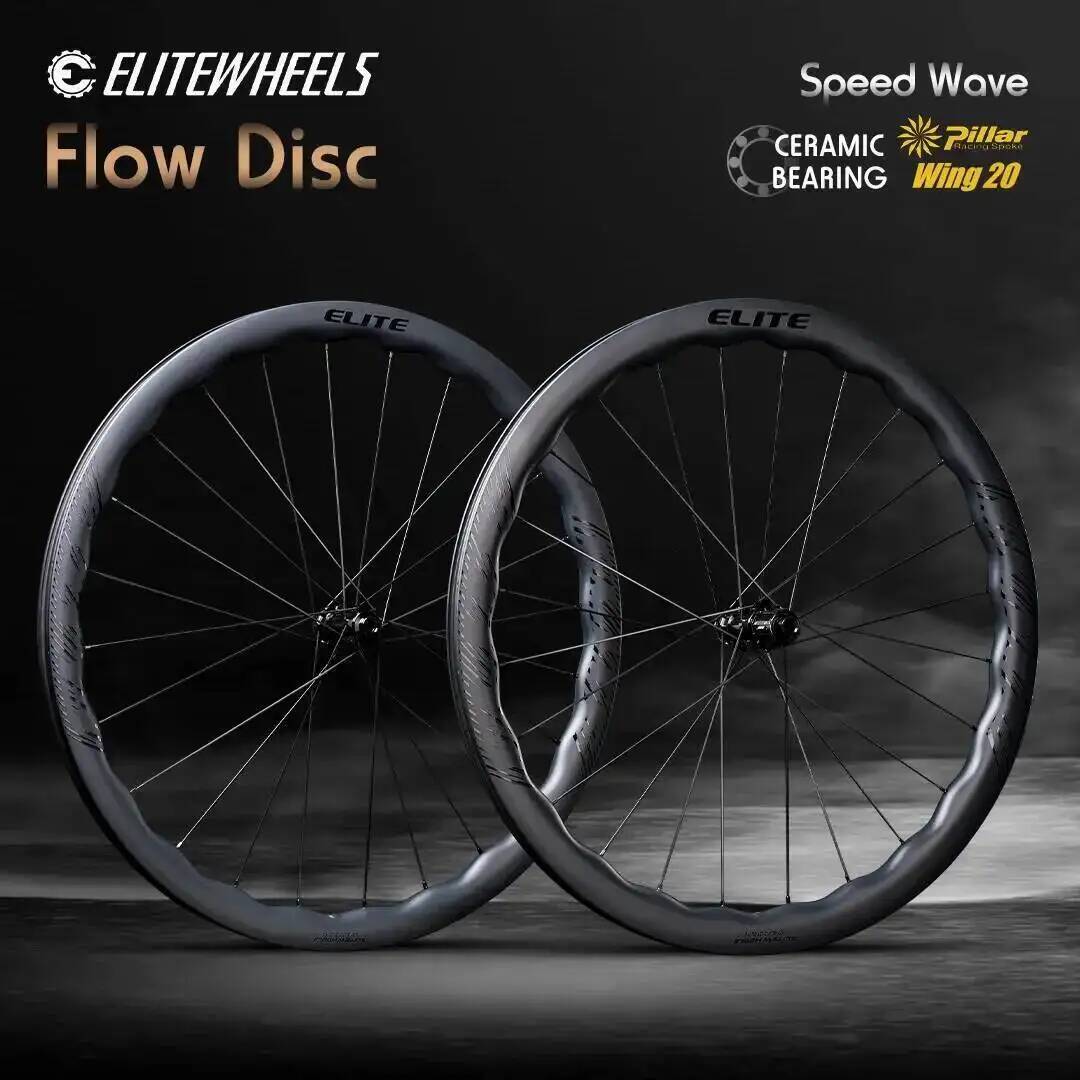 عجلات ELITEWHEELS FLOW للطرق م - مراجعة Gravel Bike Wheelset Carbon 700C وسعره