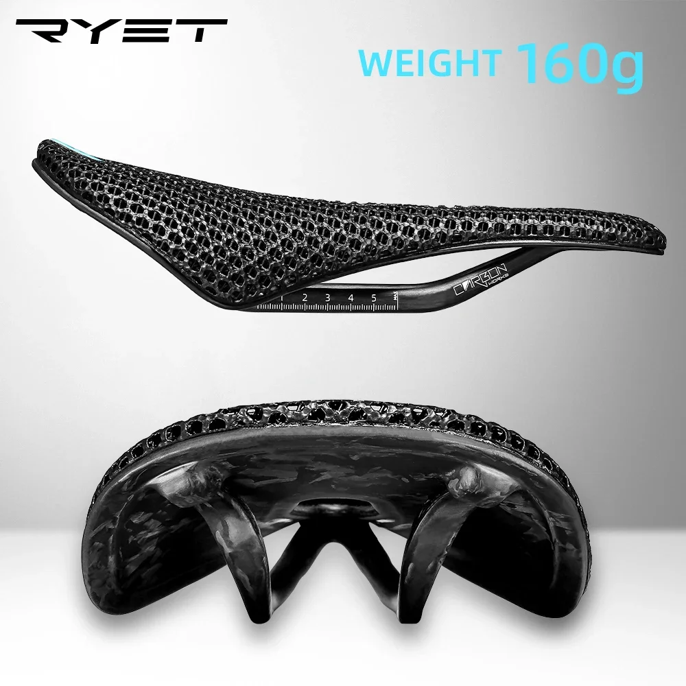 سرج دراجة كربوني مطبوع ثلاثي ا - مراجعة Carbon Saddle 3D Printed Honeycomb وسعره