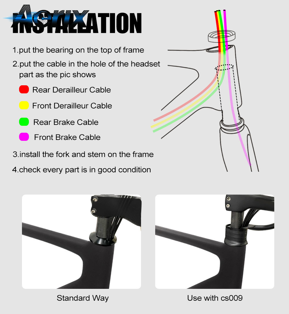 إطار دراجة طريق خفيف الوزن للغ - مراجعة Carbon Fiber Road Bike Frame Aero وسعره